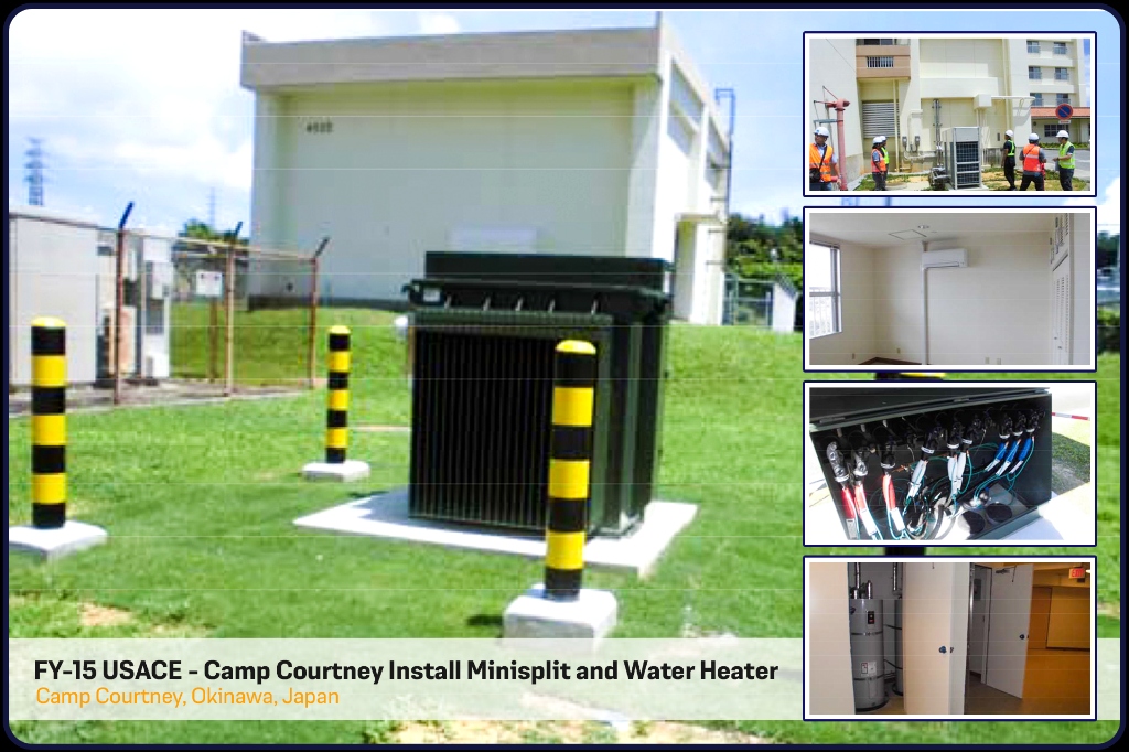 FY-15 USACE – Camp Courtney Install Minisplit and Water Heater