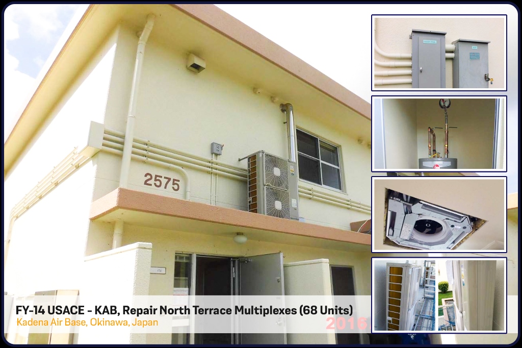 FY-14 USACE – KAB, Repair North Terrace Multiplexes (68 Units)